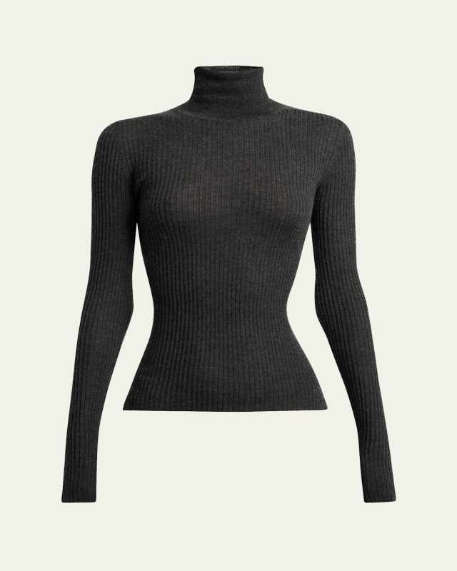 Peppe Cashmere Silk Turtleneck Sweater